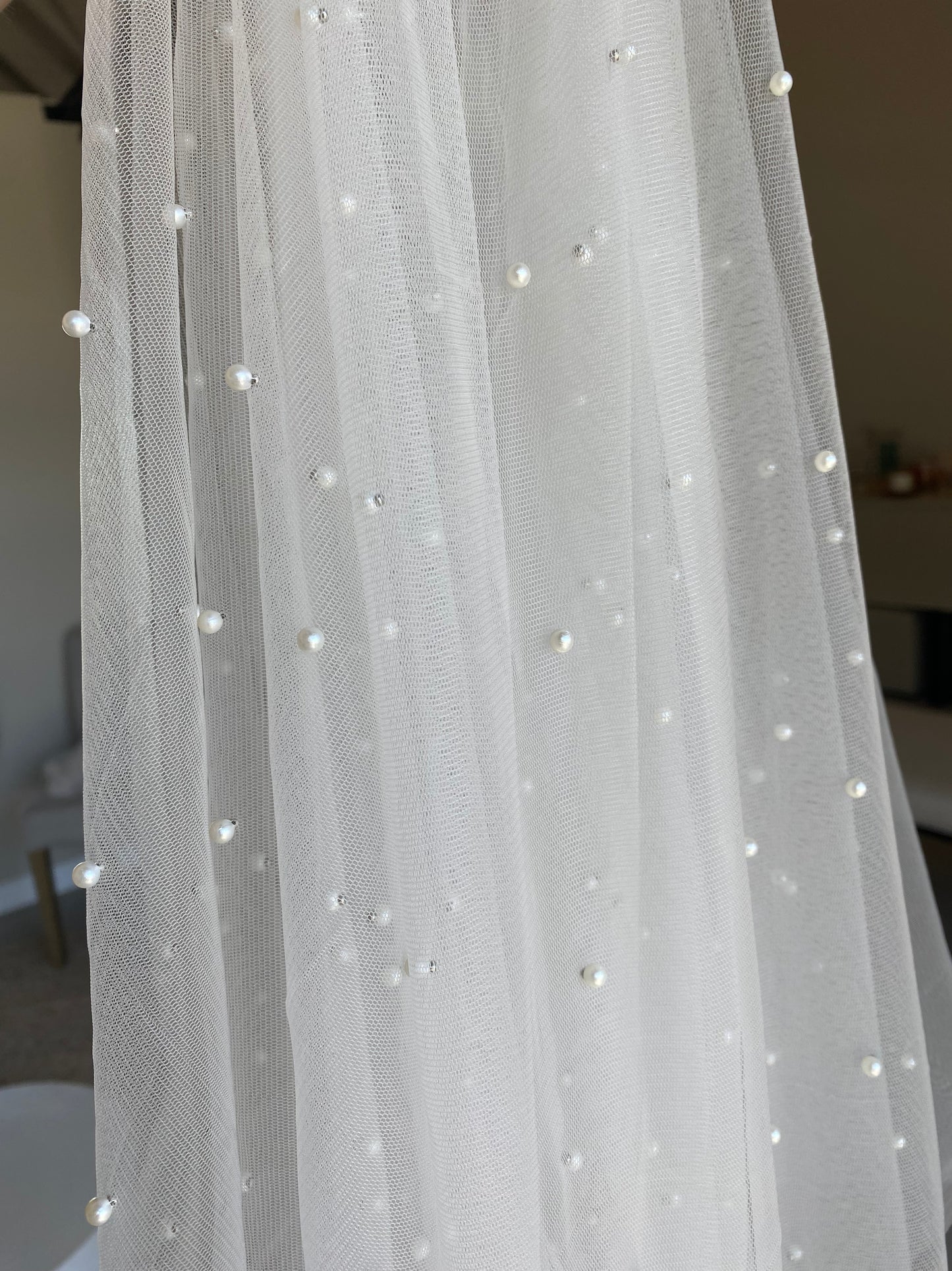 Pearl Wedding Veil