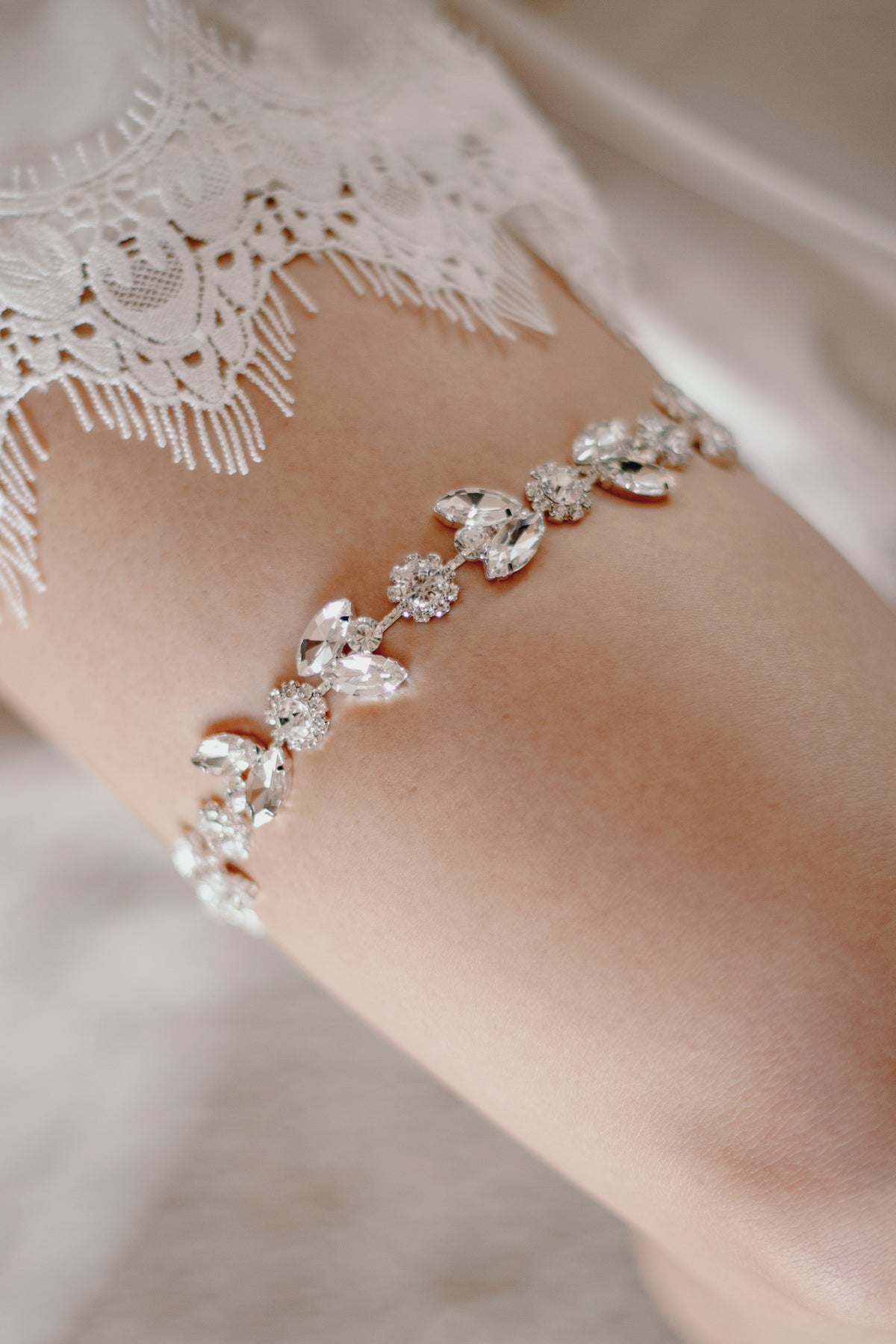 Diamante Wedding Garter