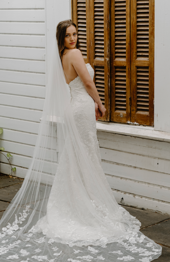 Leaf Lace Wedding Veil