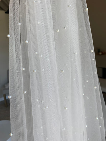 Pearl Wedding Veil