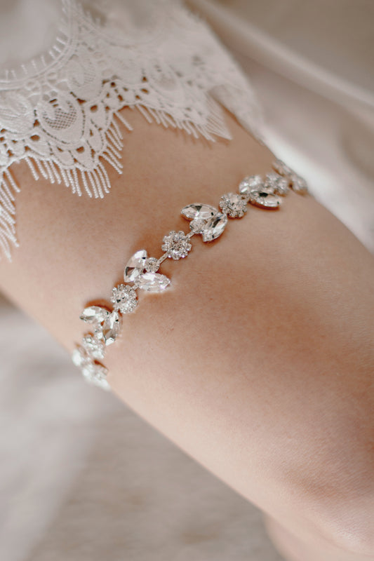 Diamante Wedding Garter