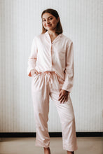 Load image into Gallery viewer, Matt Satin Winter PJ set- Blush
