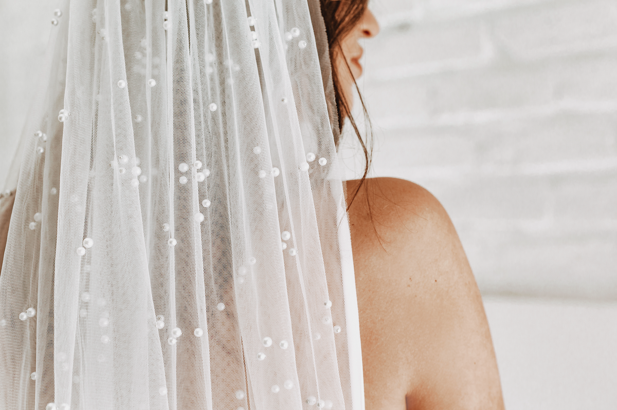 Pearl Wedding Veil